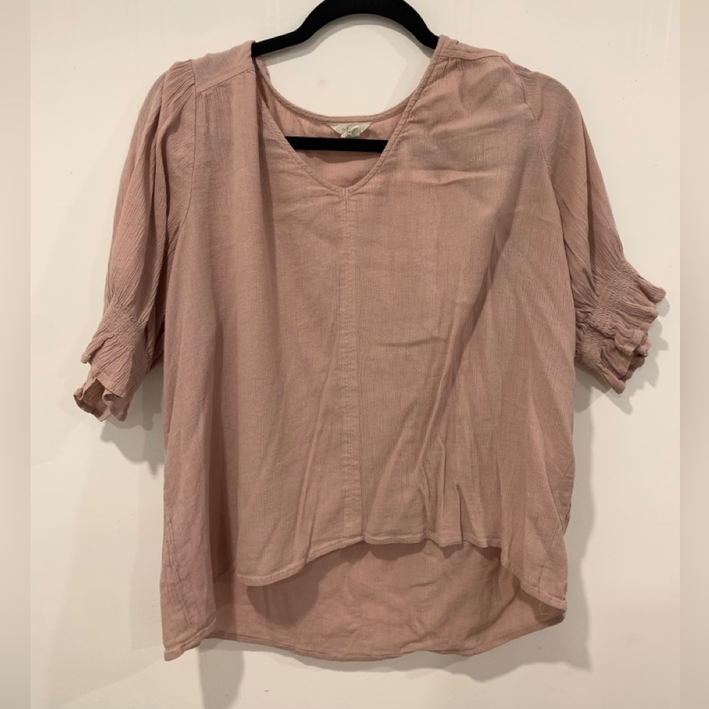 Caslon Blouse Pink size L